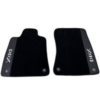 Black Floor Mats for Aston Martin DBX707 (2022-2026) SUV707 (2022-2026) SUV with Leather
