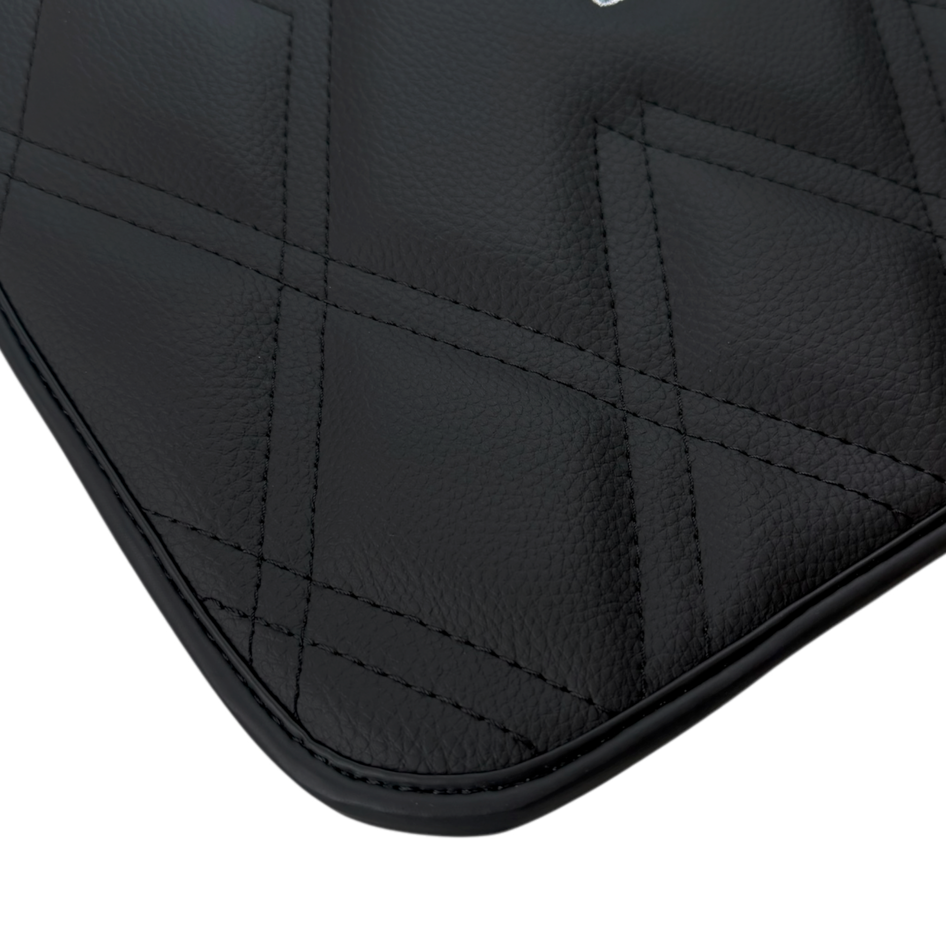 Black Leather Floor Mats for Bentley Continental GTC 2018-2023 (RHD)