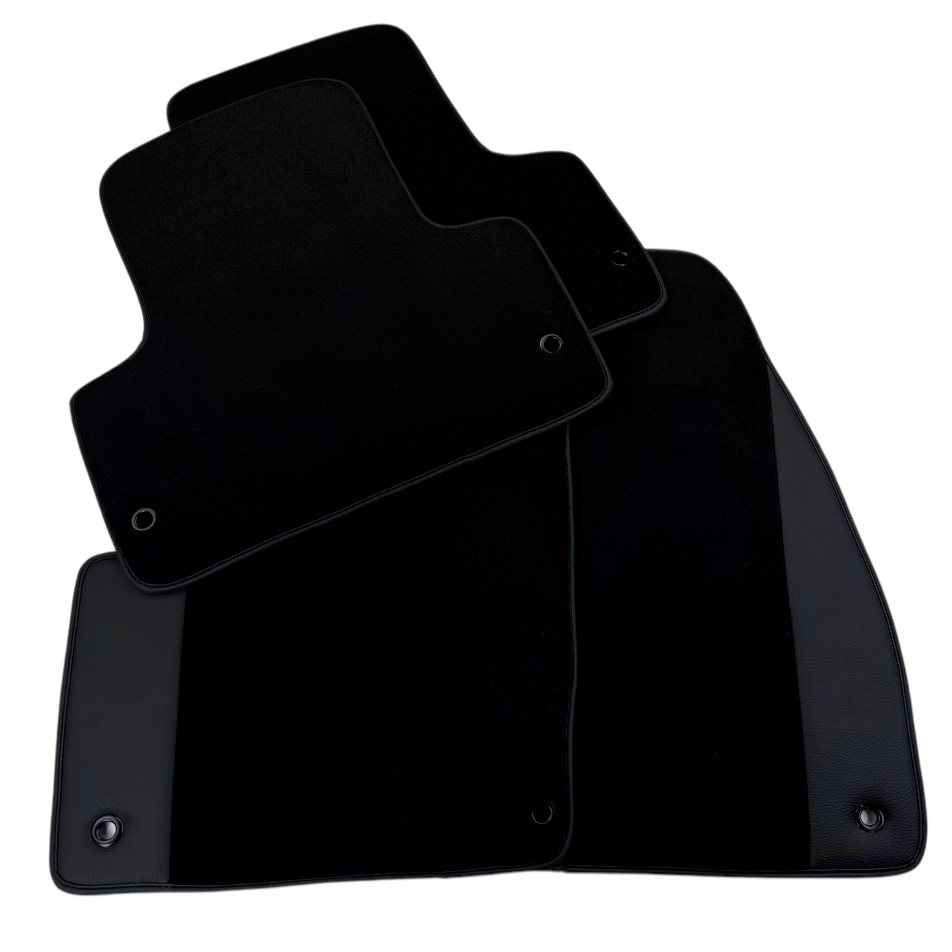 Black Floor Mats for Chevrolet Lumina Coupe (1990-1994) with Leather | AutoWin