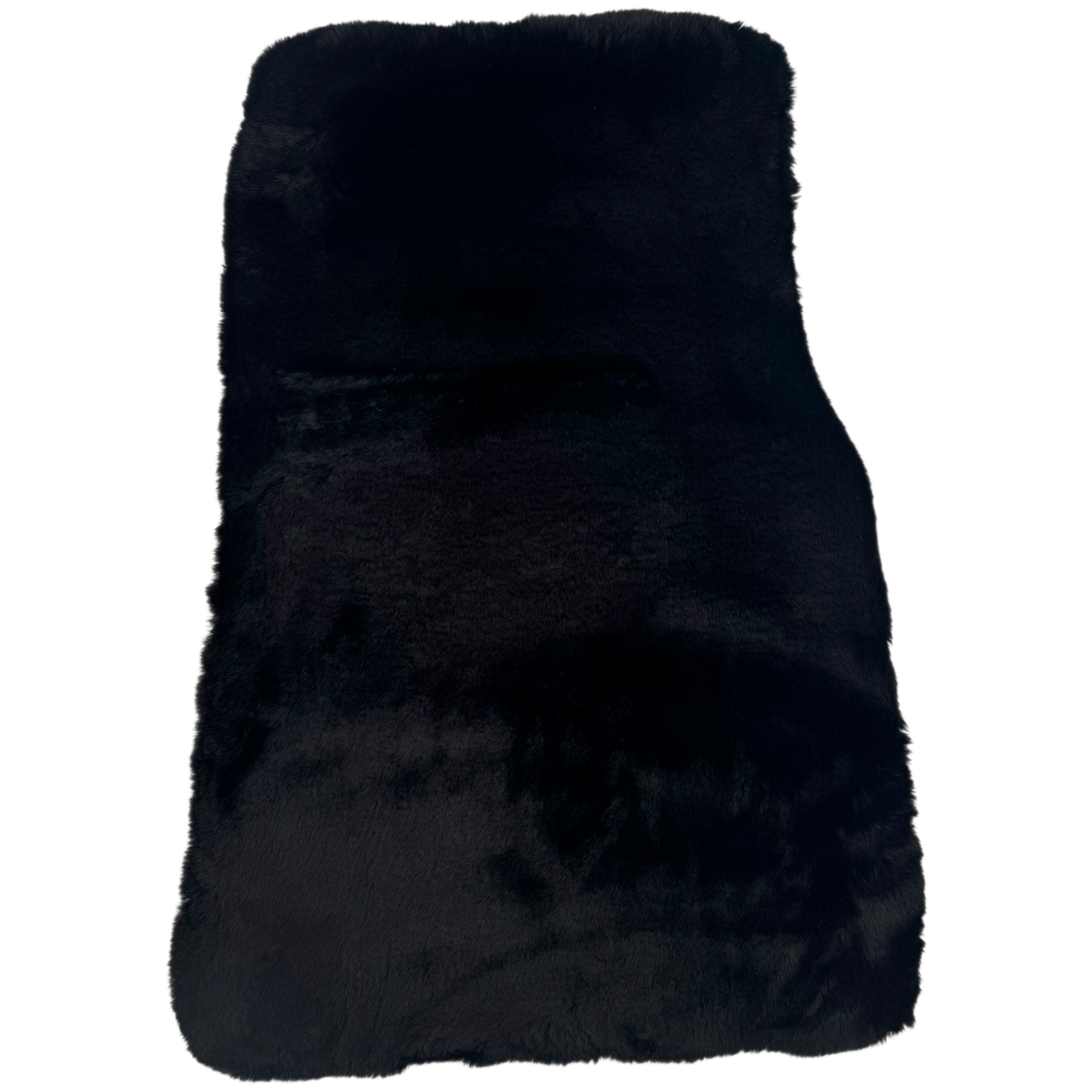 Black Sheepskin Floor Mats for Rolls-Royce Spectre (2023-2024) Orange 