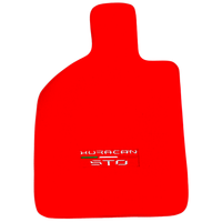 Floor Mats for Lamborghini Huracan STO Red Color | AutoWin