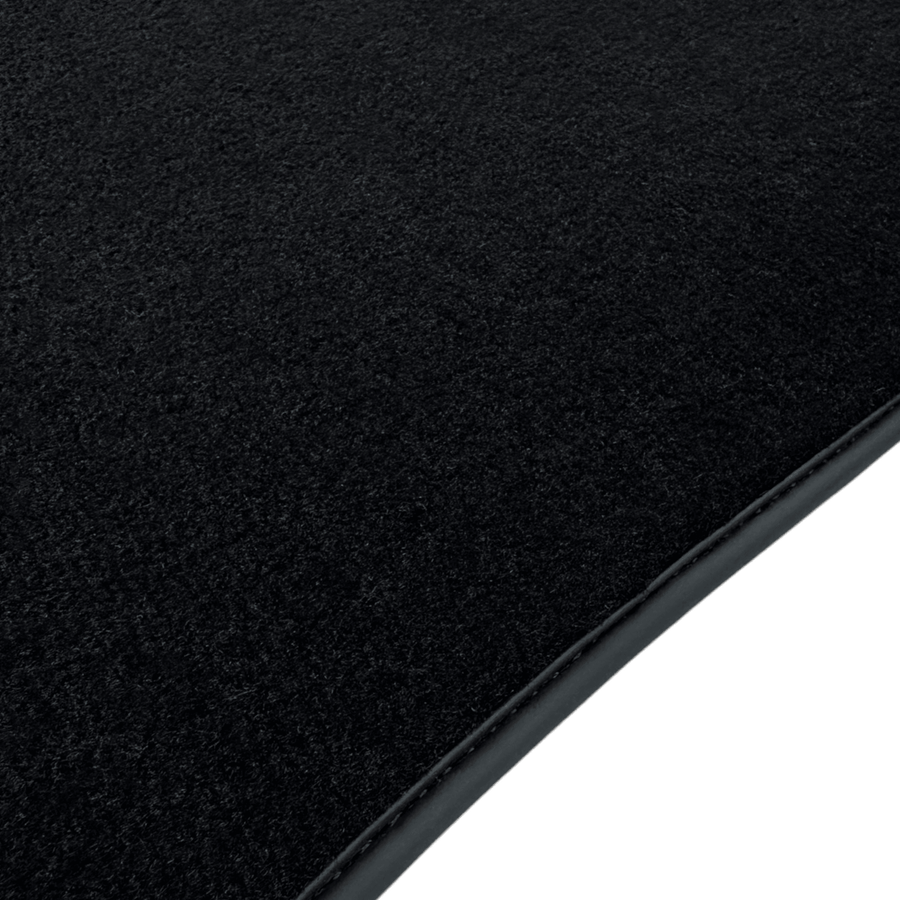 Black Floor Mats for Jaguar E-Pace (2018-2024) with Leather - AutoWin