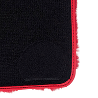 Red Sheepskin Floor Mats For Rolls Royce Ghost Series I (2010–2020) Er56 Design Brand