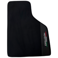 Black Floor Mats Lamborghini Diablo 1990-2001 Carbon Fiber Leather