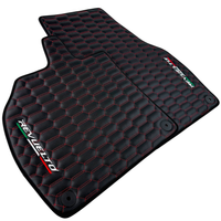 Carbon Fiber Black Floor Mats for Lamborghini Revuelto 2024-2025