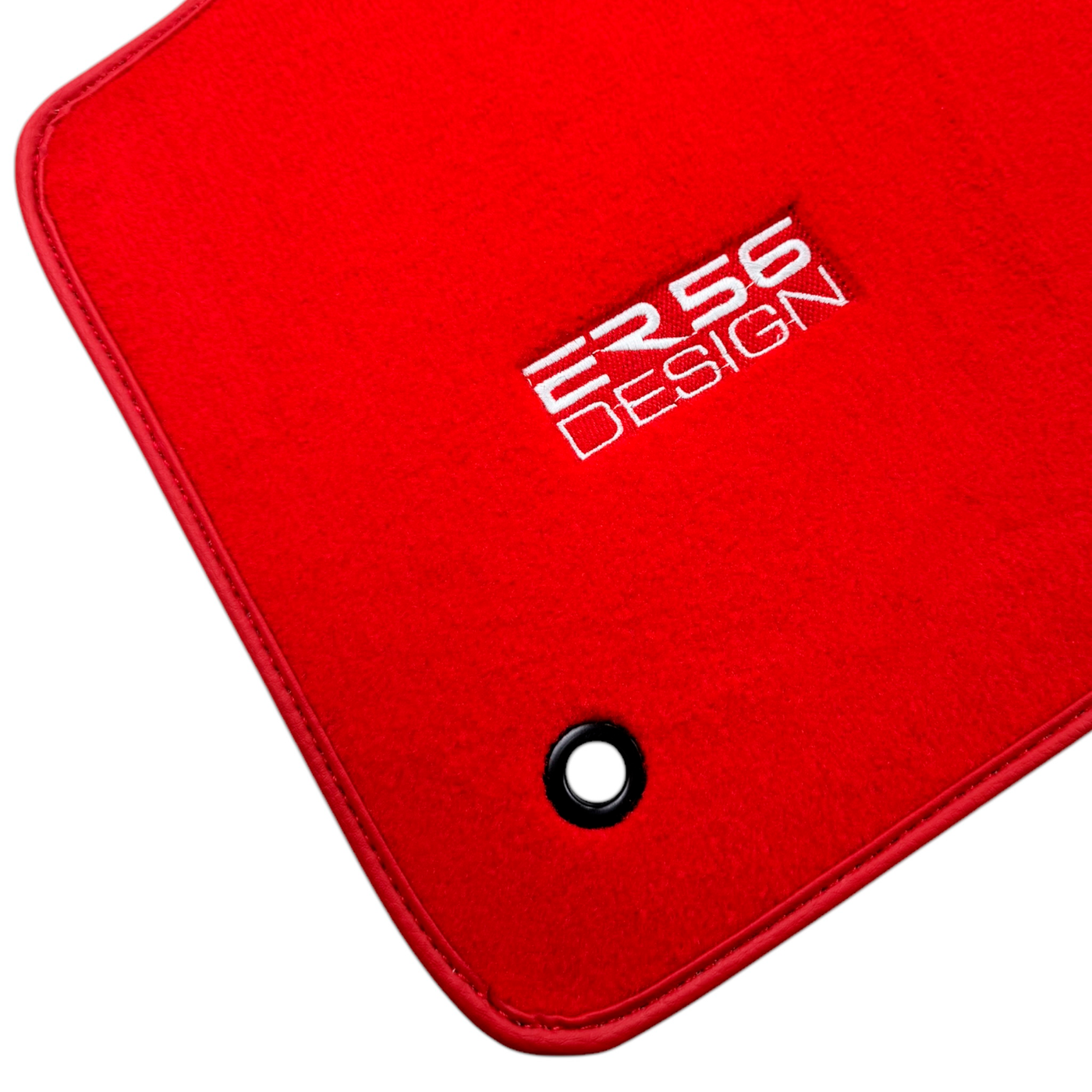 Red Floor Mats for Chevrolet Captiva C140 5-Seater (2011-2015) by ER56 Design
