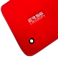 Red Floor Mats for Chevrolet Captiva C140 5-Seater (2011-2015) by ER56 Design