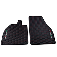 Carbon Fiber Black Floor Mats for Lamborghini Revuelto 2024-2025