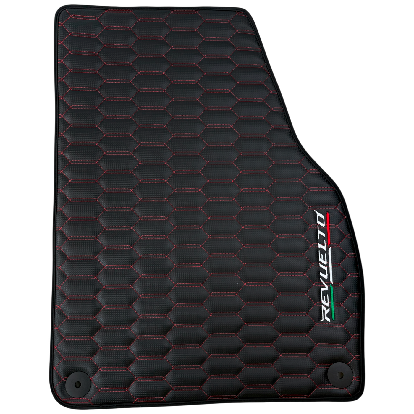 Carbon Fiber Black Floor Mats for Lamborghini Revuelto 2024-2025