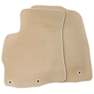 Beige Floor Mats for Mitsubishi Lancer (2007-2011) by AutoWin
