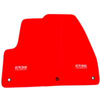 Red Floor Mats for Chevrolet Captiva C140 5-Seater (2011-2015) by ER56 Design