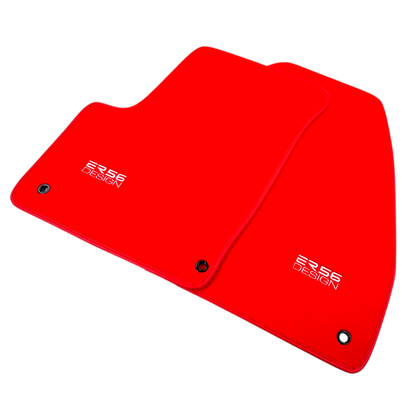 Red Floor Mats for Chevrolet Malibu Sedan (2016-2024) by ER56 Design