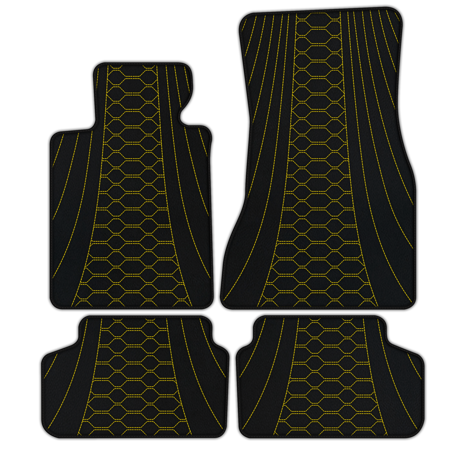 Premium Customizable Leather Floor Mats for BMW F01 (2008-2015)