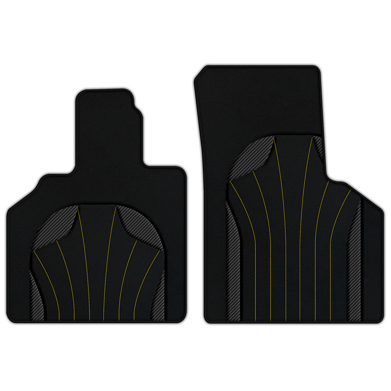 Customizable Leather Floor Mats with AW38 Pattern for Lamborghini Gallardo (2004-2014)