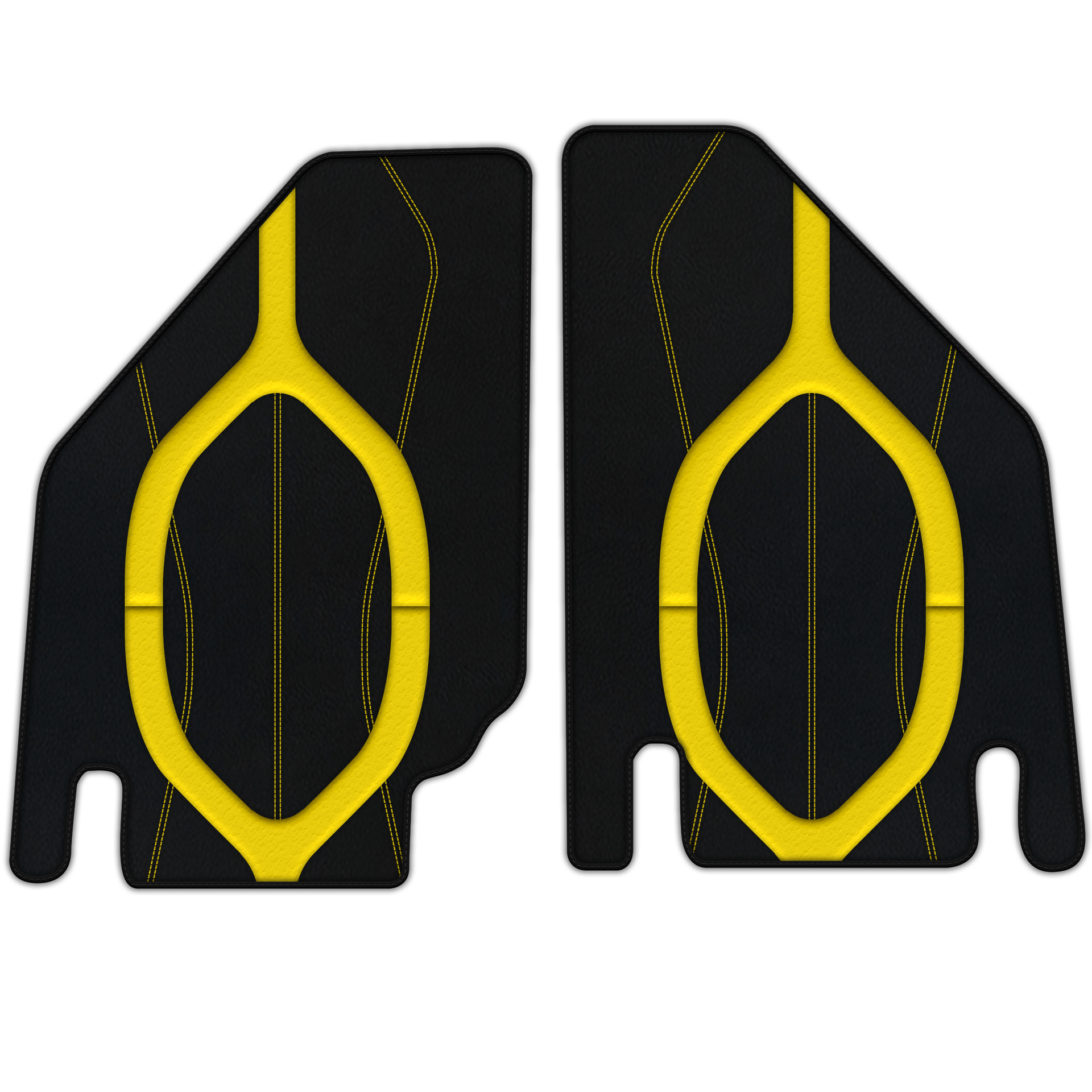 Customizable Leather Floor Mats with AW20 Pattern for Lamborghini Countach (1974–1990) - AutoWin