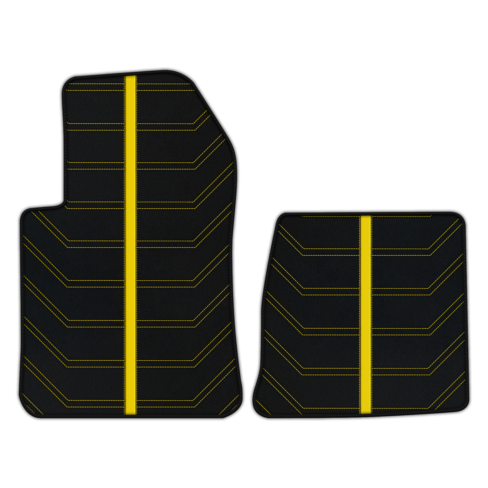 Customizable A1 Leather Floor Mats for Ferrari 612 Scaglietti
