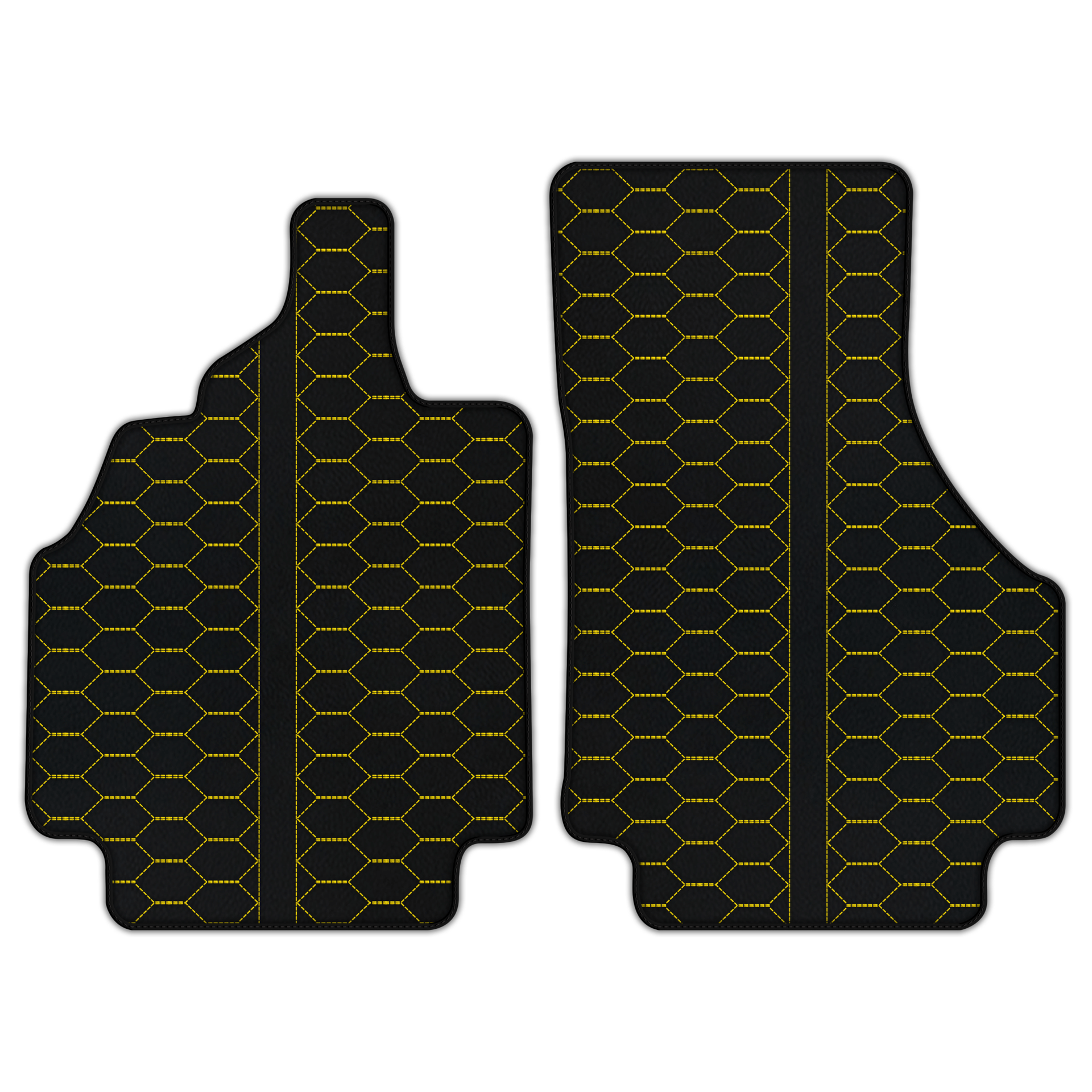Customizable Leather Floor Mats Designed for Audi R8 - AW39 Pattern