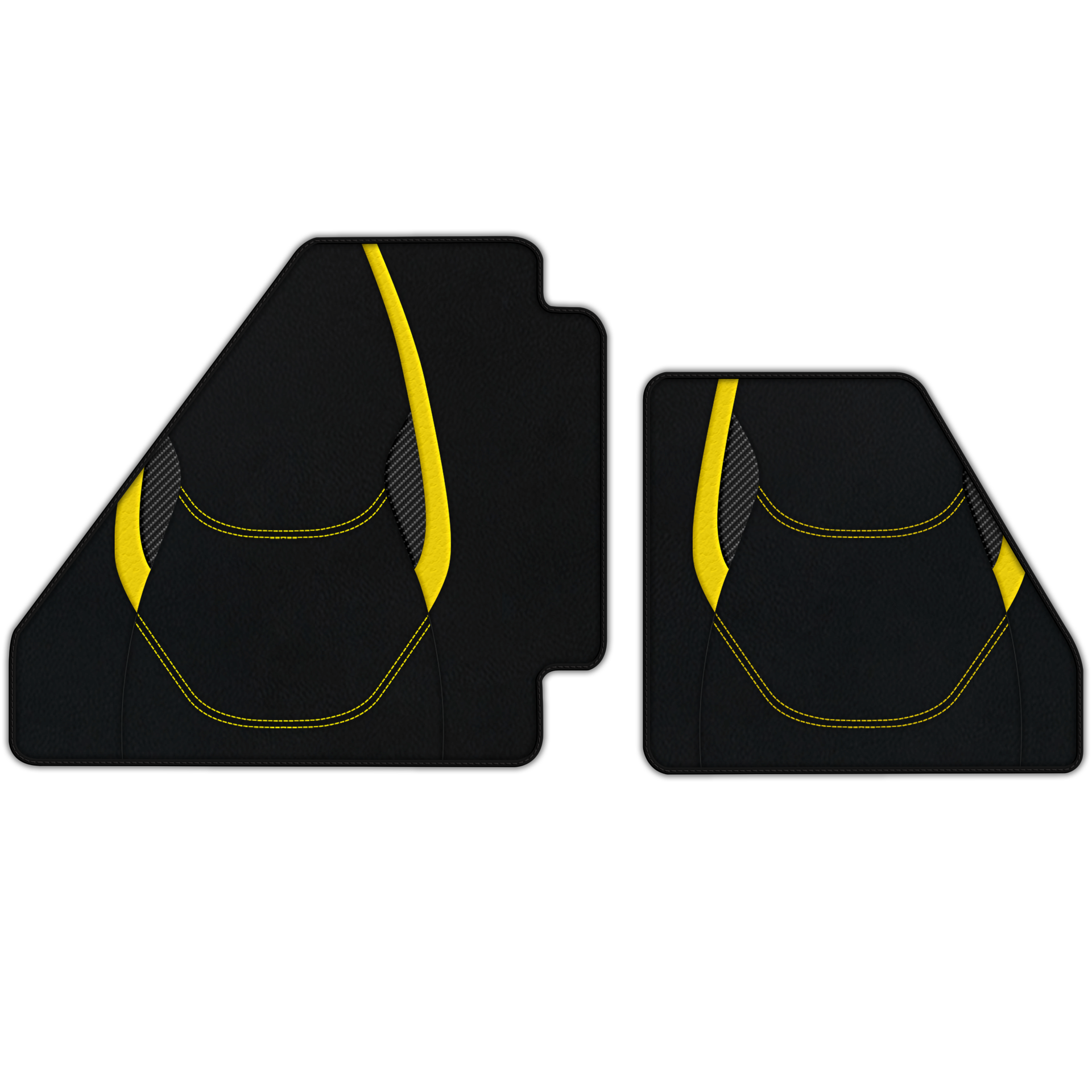 Customizable Leather Floor Mats for Ferrari Purosangue - AW23 Pattern