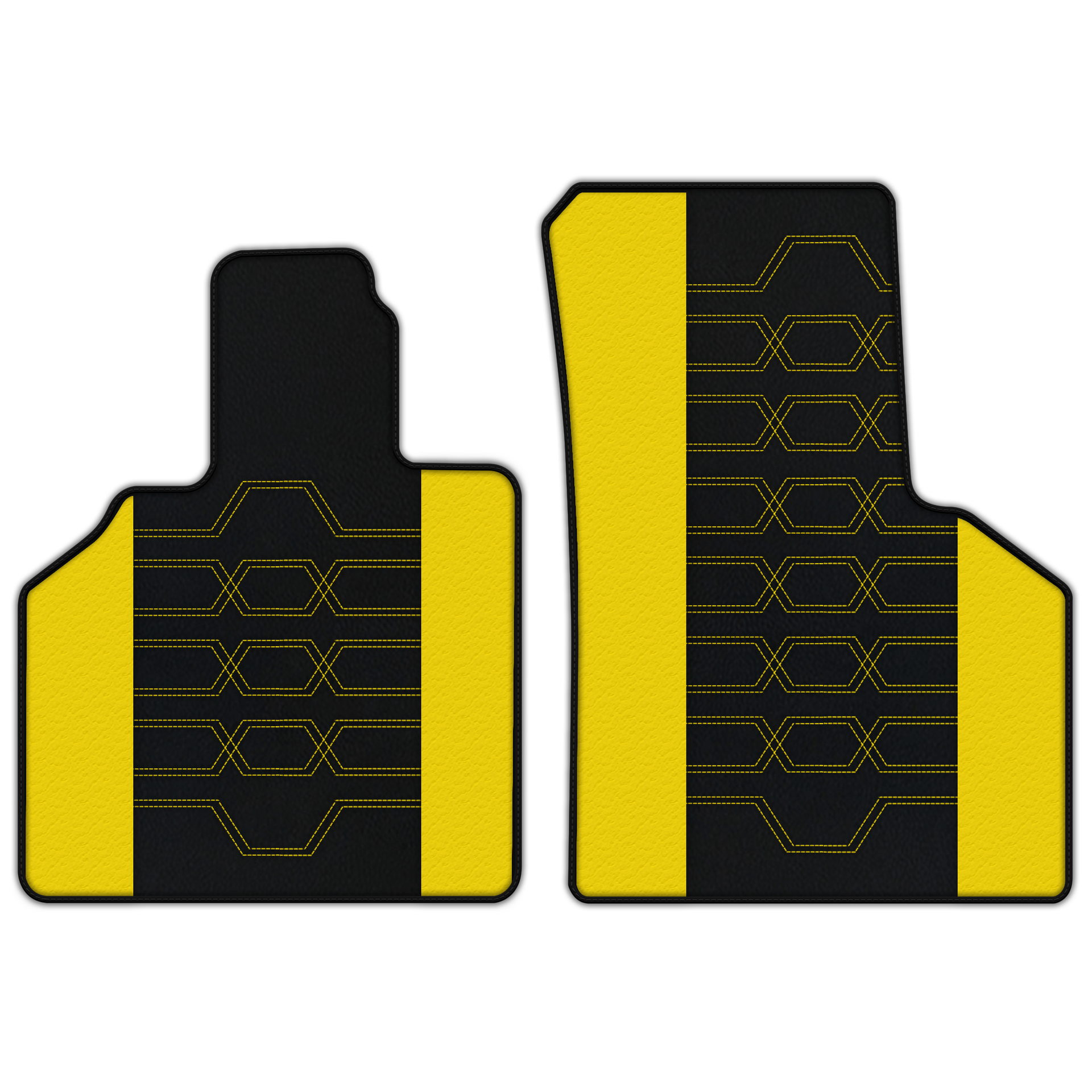 Customizable Leather Floor Mats with AH01 Pattern for Lamborghini Gallardo (2004-2014) - AutoWin