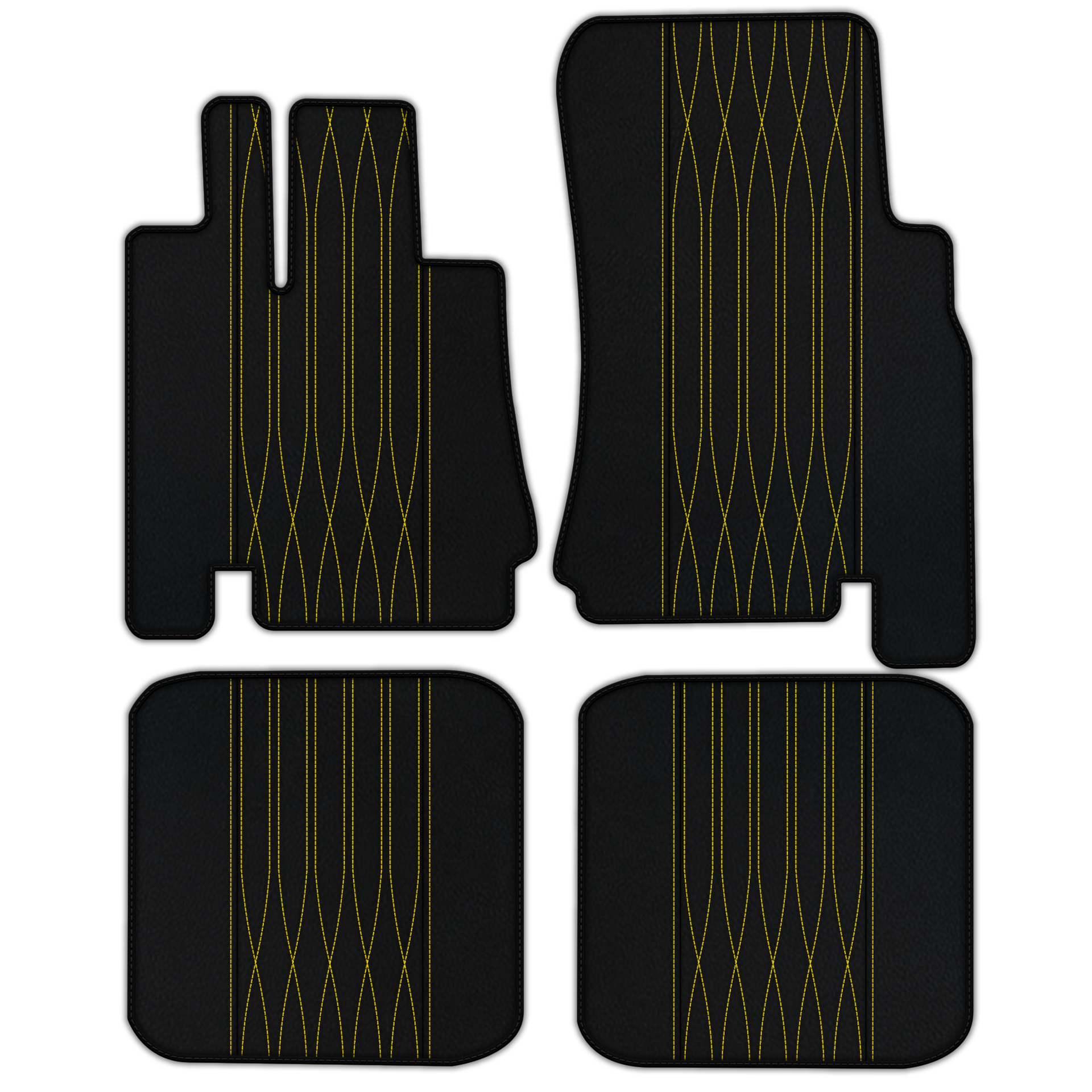 Customizable Leather Floor Mats with AW33 Pattern for Bentley Green Label (1998-2009) - AutoWin