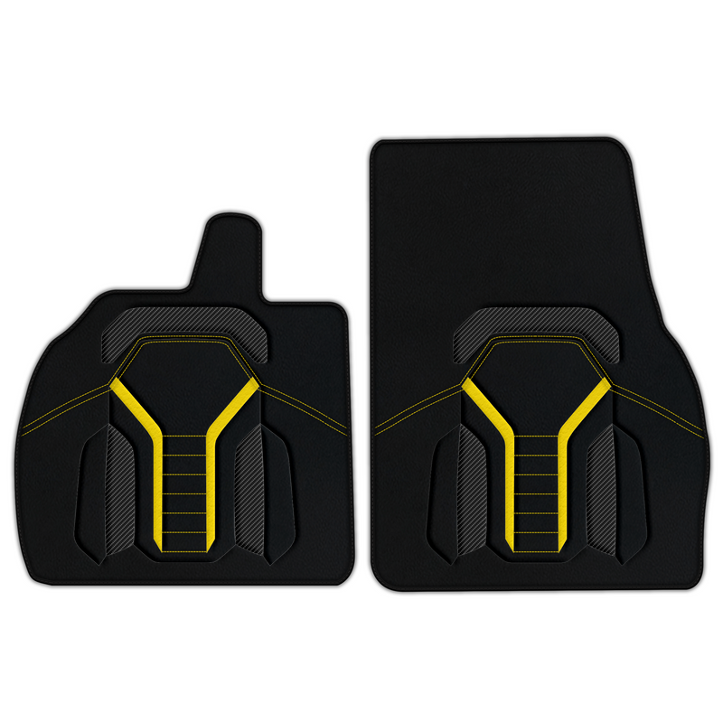 Customizable Leather Floor Mats with AW47 Pattern for Lamborghini Temerario (2025-2026)