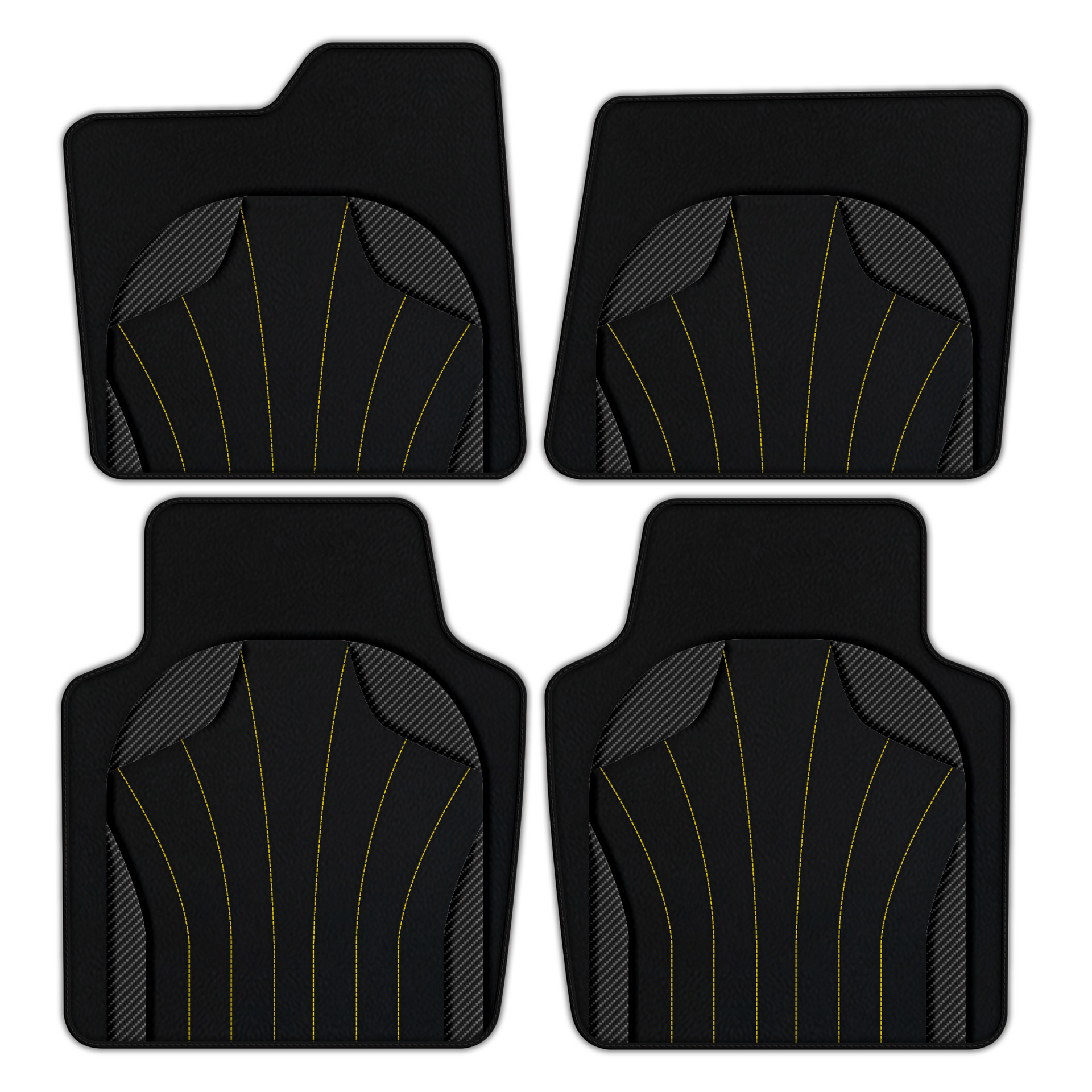 Customizable Leather Floor Mats for Ferrari Purosangue - AW23 Pattern