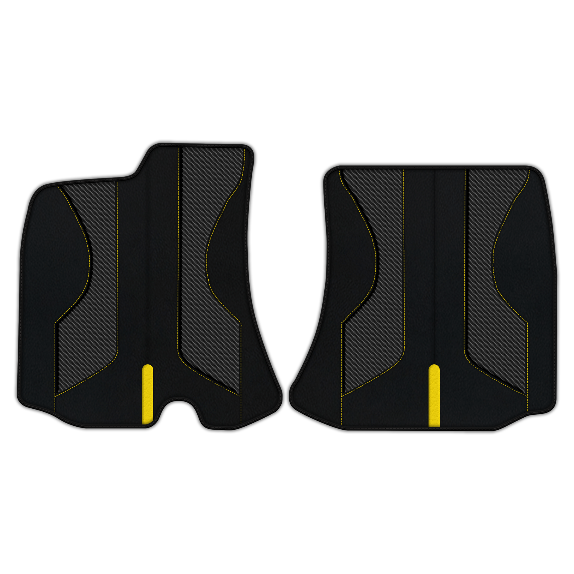 Customizable Leather Floor Mats for Ferrari Roma - AW23 Pattern
