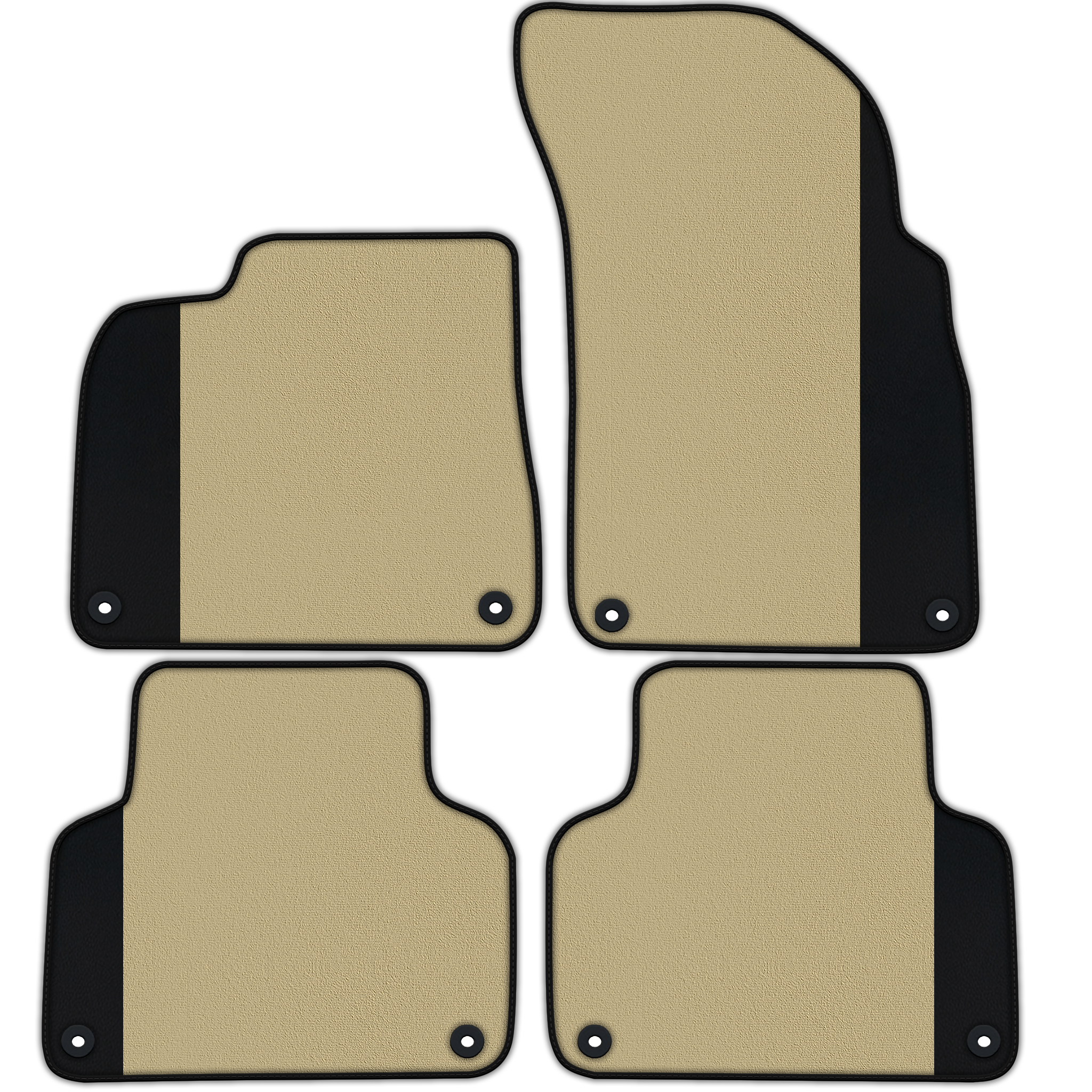 Custom Luxury Leather Floor Mats for Ferrari F430 (2004-2009)