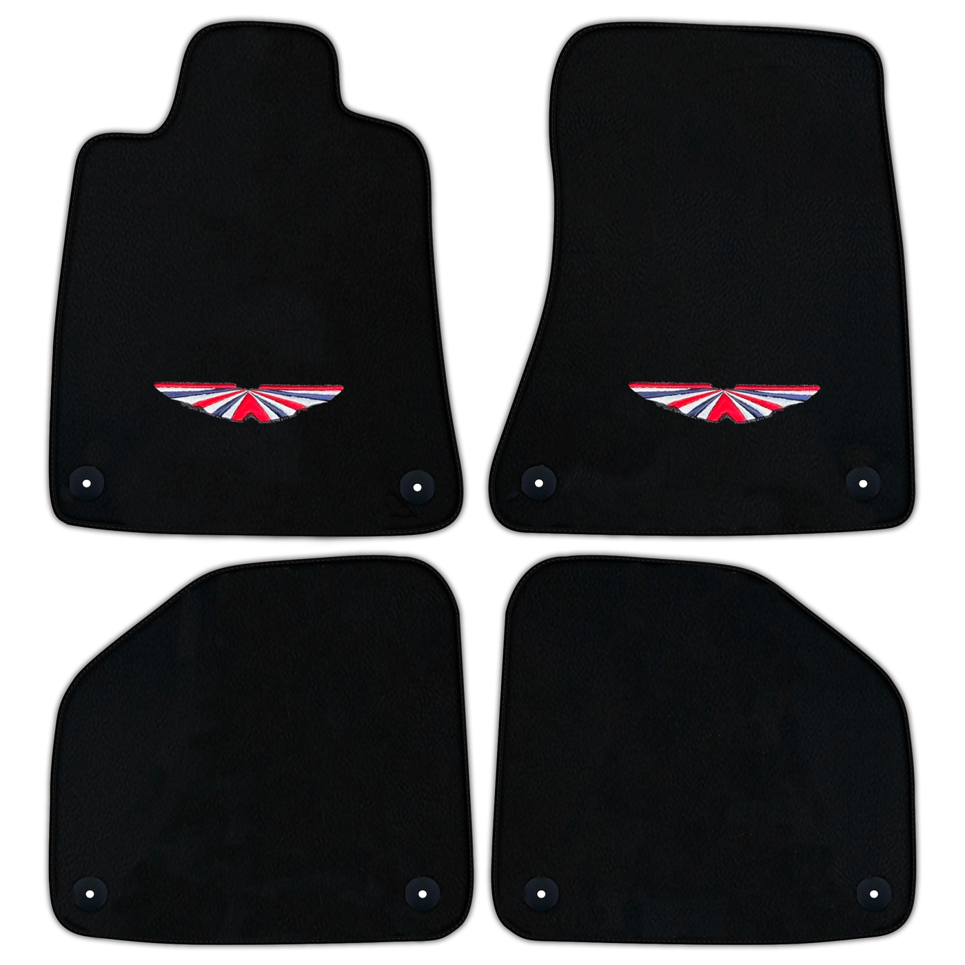 Black Floor Mats For Aston Martin DBX (2020-2023) | ER56 Design