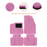Premium Sheepskin Floor Mats for Porsche 987 Boxster (2005-2012)