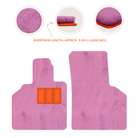 Premium Sheepskin Floor Mats for Lamborghini Aventador (2012-2022)