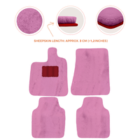 Premium Luxury Sheepskin Floor Mats for Ferrari Roma (2021-2024)