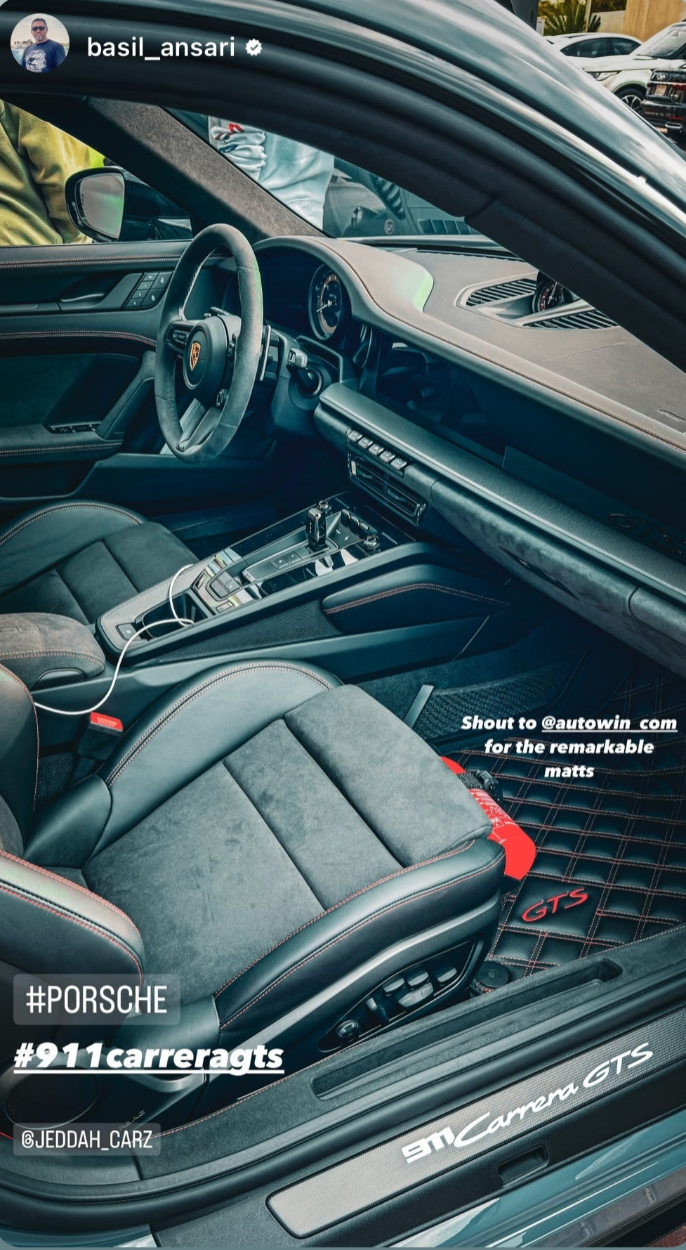 Porsche 992 Leather Floor Mats