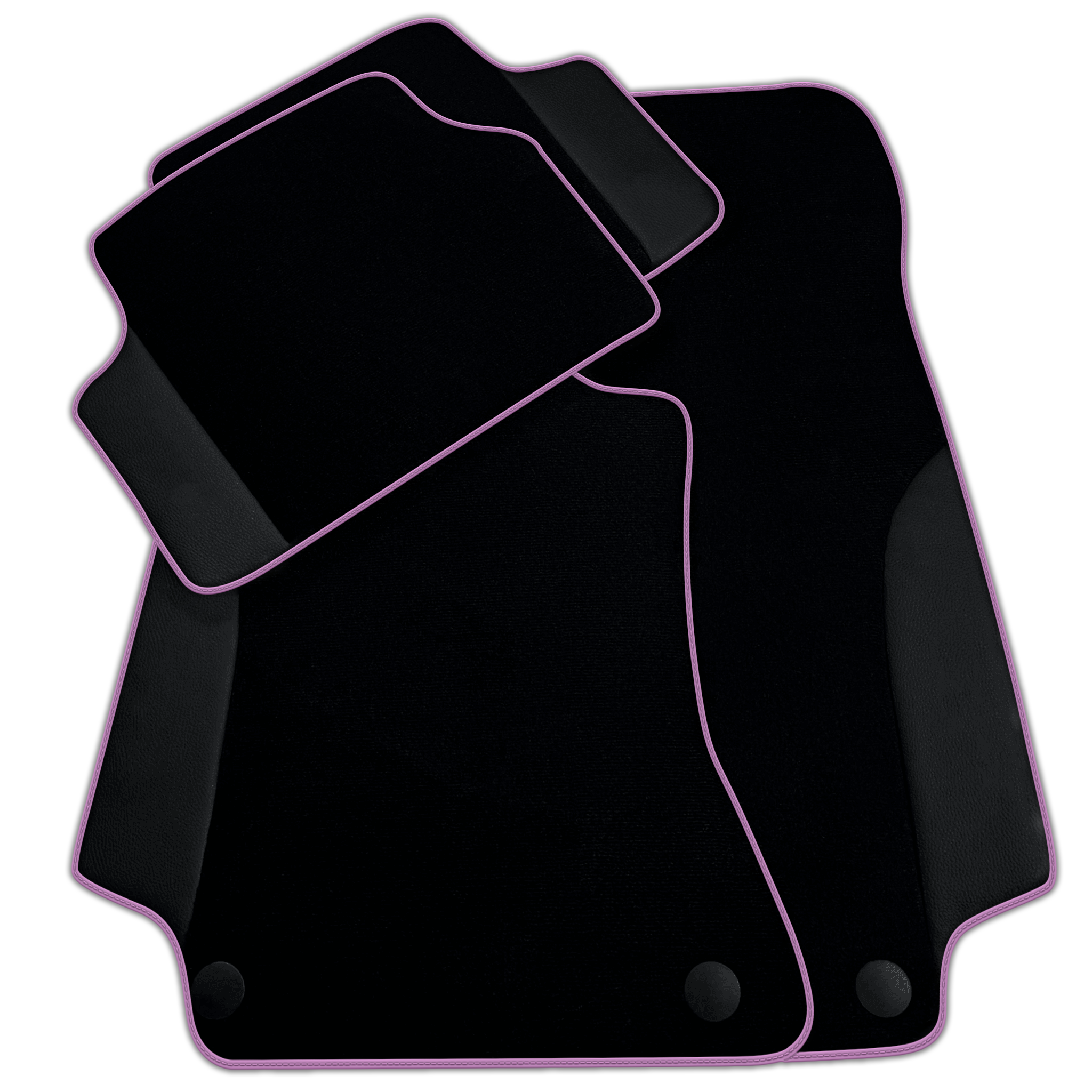Customizable Black Floor Mats For Mercedes Benz C-Class C205 Coupe (2015-2018)