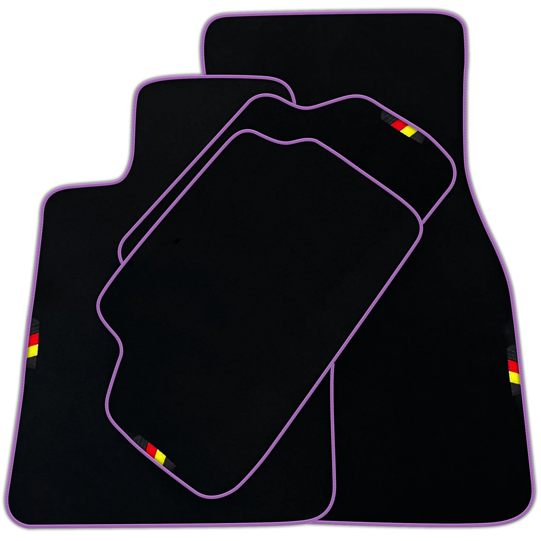 Black Mats For BMW 5 Series E61 Wagon Germany Edition | Various Trim Colors