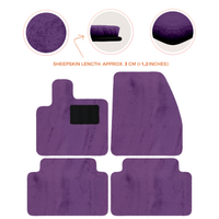 Premium Sheepskin Floor Mats for Range Rover Evoque (2016-2024)