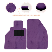 Premium Sheepskin Floor Mats for Porsche 986 Boxster (1996-2004)