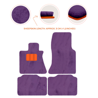 Premium Sheepskin Floor Mats for Rolls-Royce Phantom Sedan (2003-2016)
