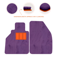 Premium Sheepskin Floor Mats for Porsche 986 Boxster (1996-2004)