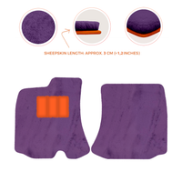 Premium Sheepskin Floor Mats for Bentley Arnage RL (1998-2009)