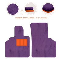 Premium Sheepskin Floor Mats for Lamborghini Aventador (2012-2022)