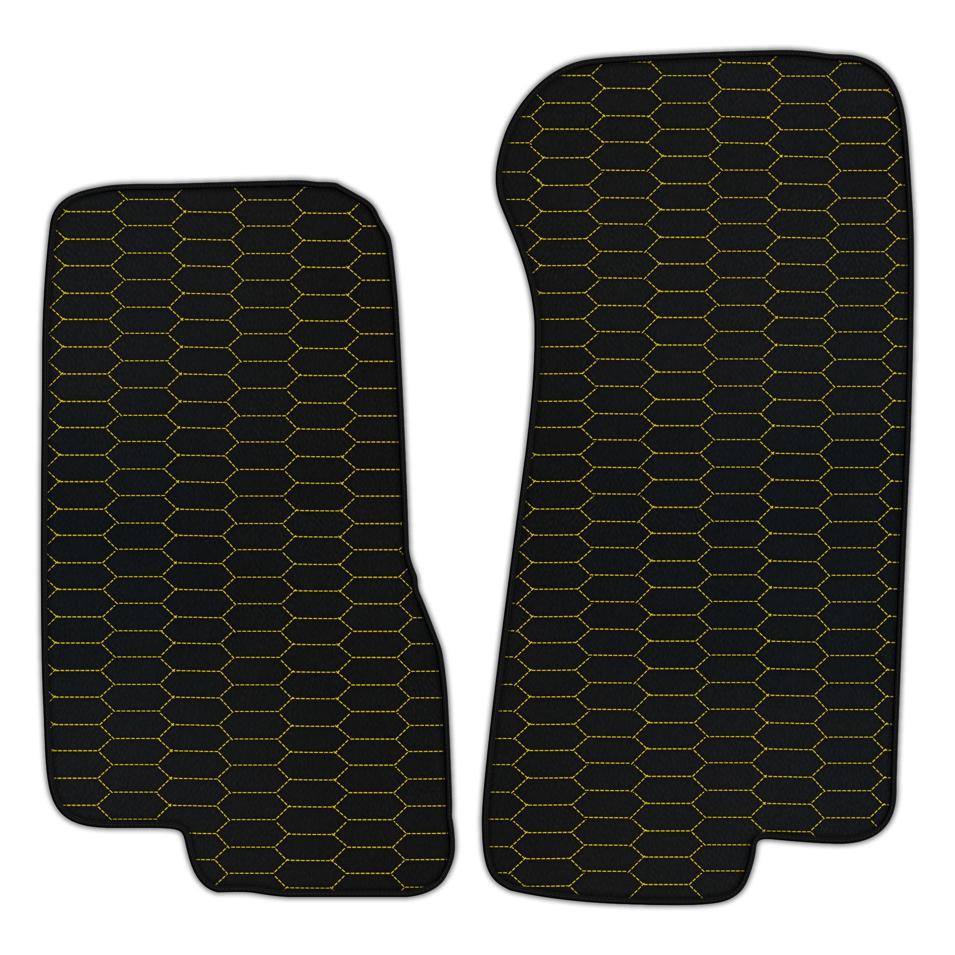 Sheepskin Floor Mats for Aston Martin DB7 Volante (1996-2003) Convertible - Sheepskin Length, Various Color Options - AutoWin