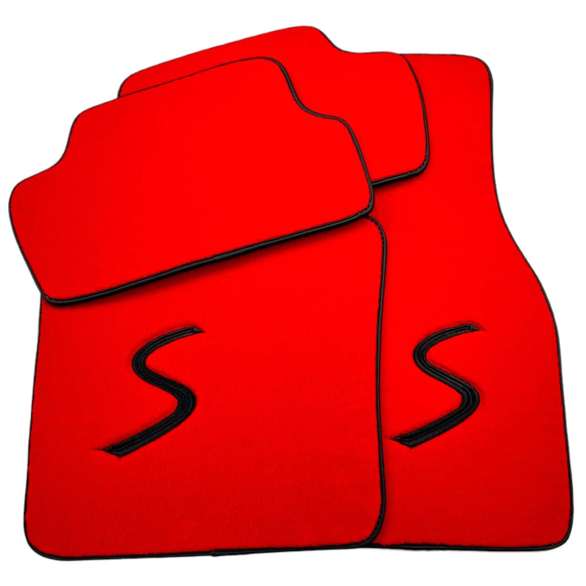 Red Floor Mats for Mini Clubman F54 (2019-2023) - AutoWin