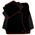 Customizable Black Floor Mats For Mercedes Benz C-Class C205 Coupe (2015-2018)