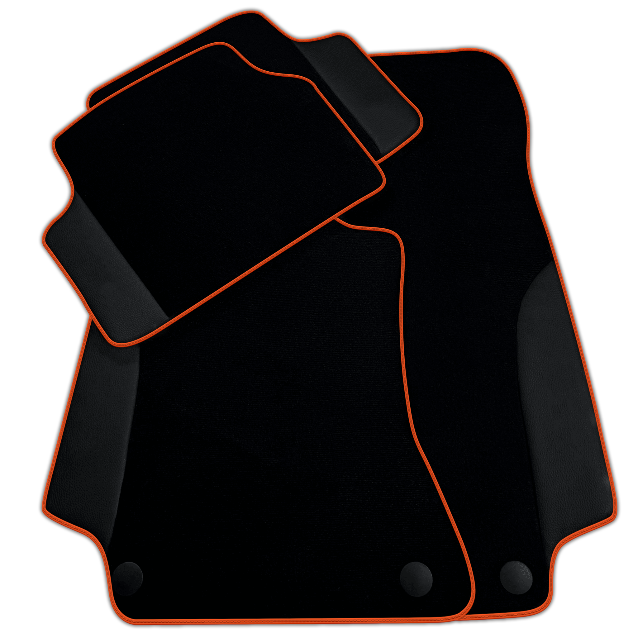 Customizable Black Floor Mats For Mercedes Benz C-Class C205 Coupe (2015-2018)