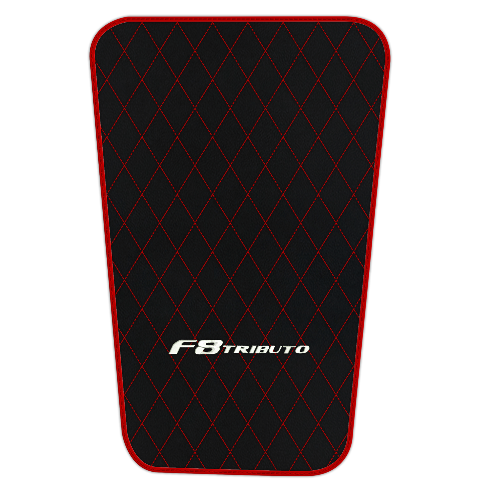 Premium Black Leather Floor Mats for Ferrari F8 Spider (2019-2023)