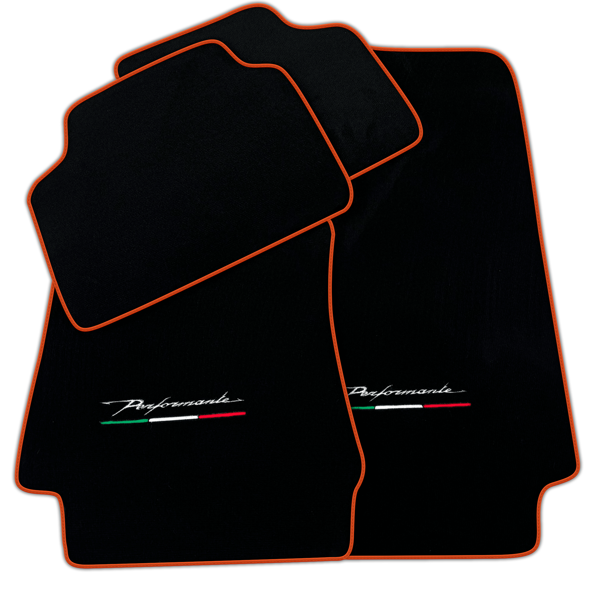 Black Floor Mats for Alfa Romeo Giulia (2016-2024) Rear Wheel Drive