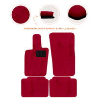 Luxury Sheepskin Floor Mats for Porsche Panamera (2017-2023)