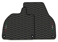 Premium Carbon Fiber Leather Floor Mats for Lamborghini Revuelto
