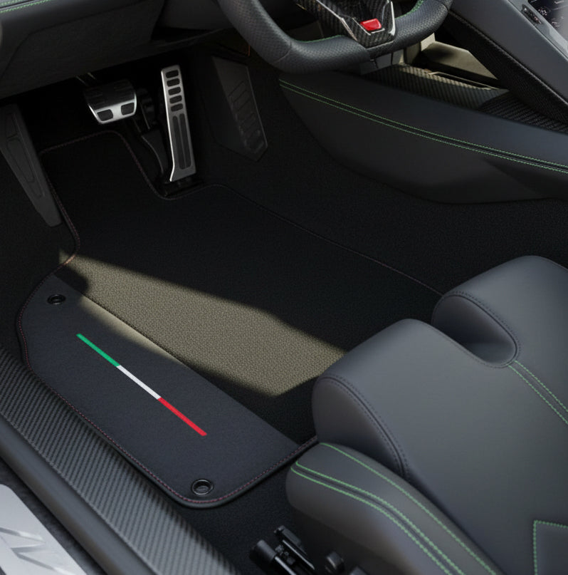 Interior look of floor mats for Lamborghini Sian (2020-2022)